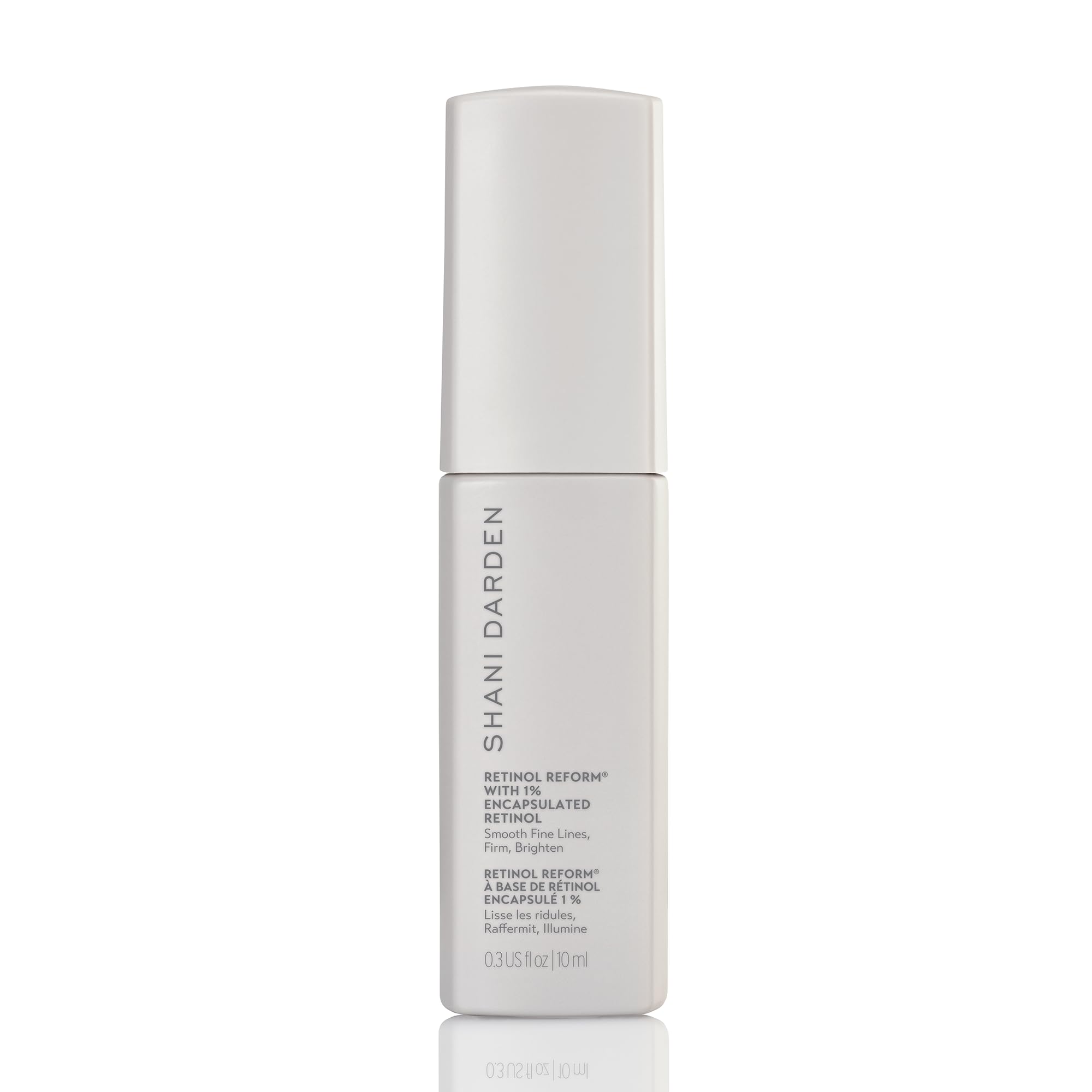 Shani Darden Retinol Reform bottle with pump, ideal for gentle nightly application