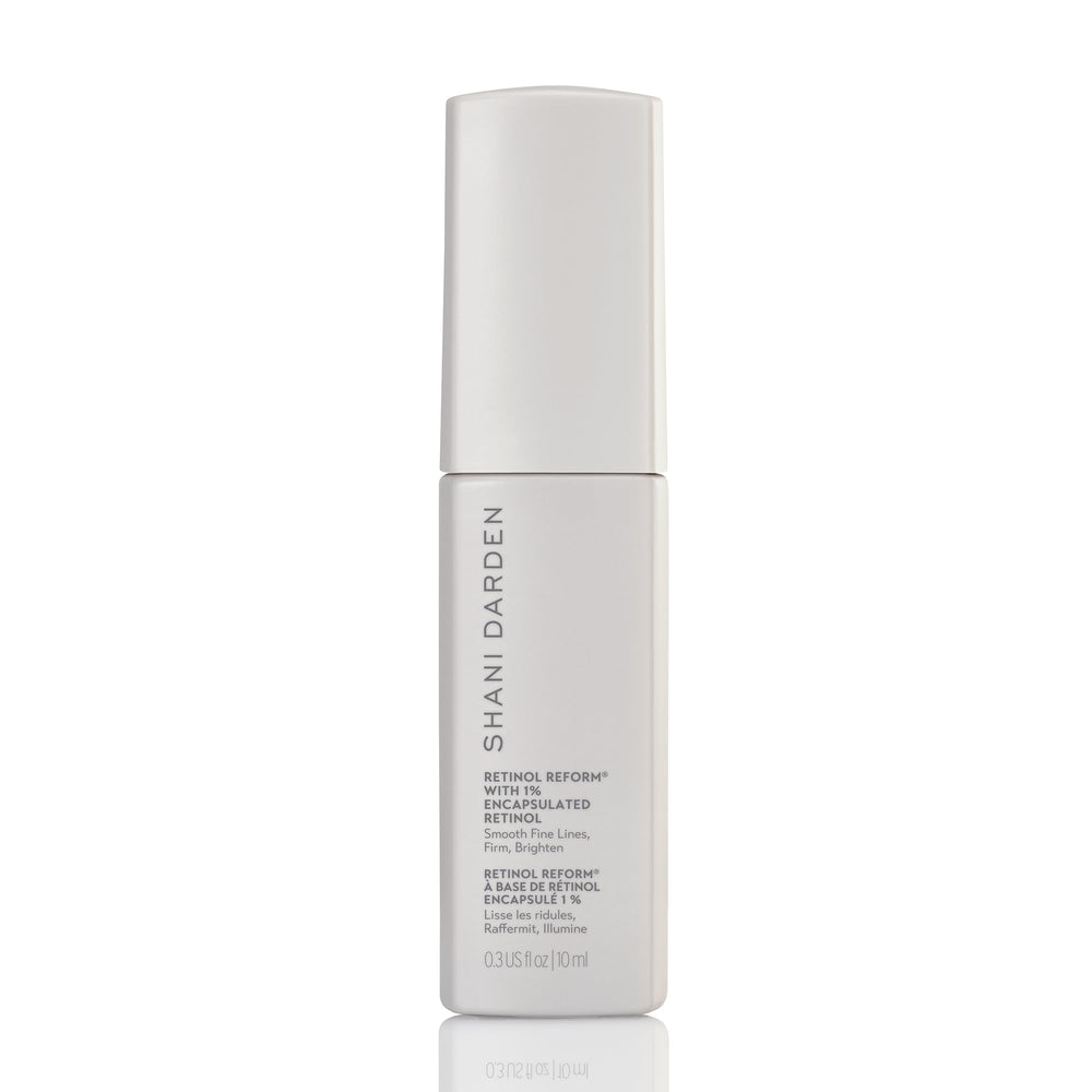 Shani Darden Retinol Reform bottle with pump, ideal for gentle nightly application