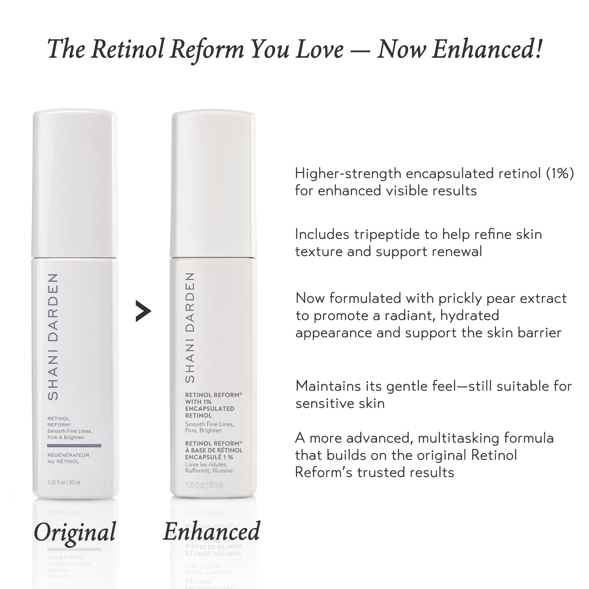 SHANI DARDEN Retinol Reform is vegan and cruelty-free with clean ingredients.