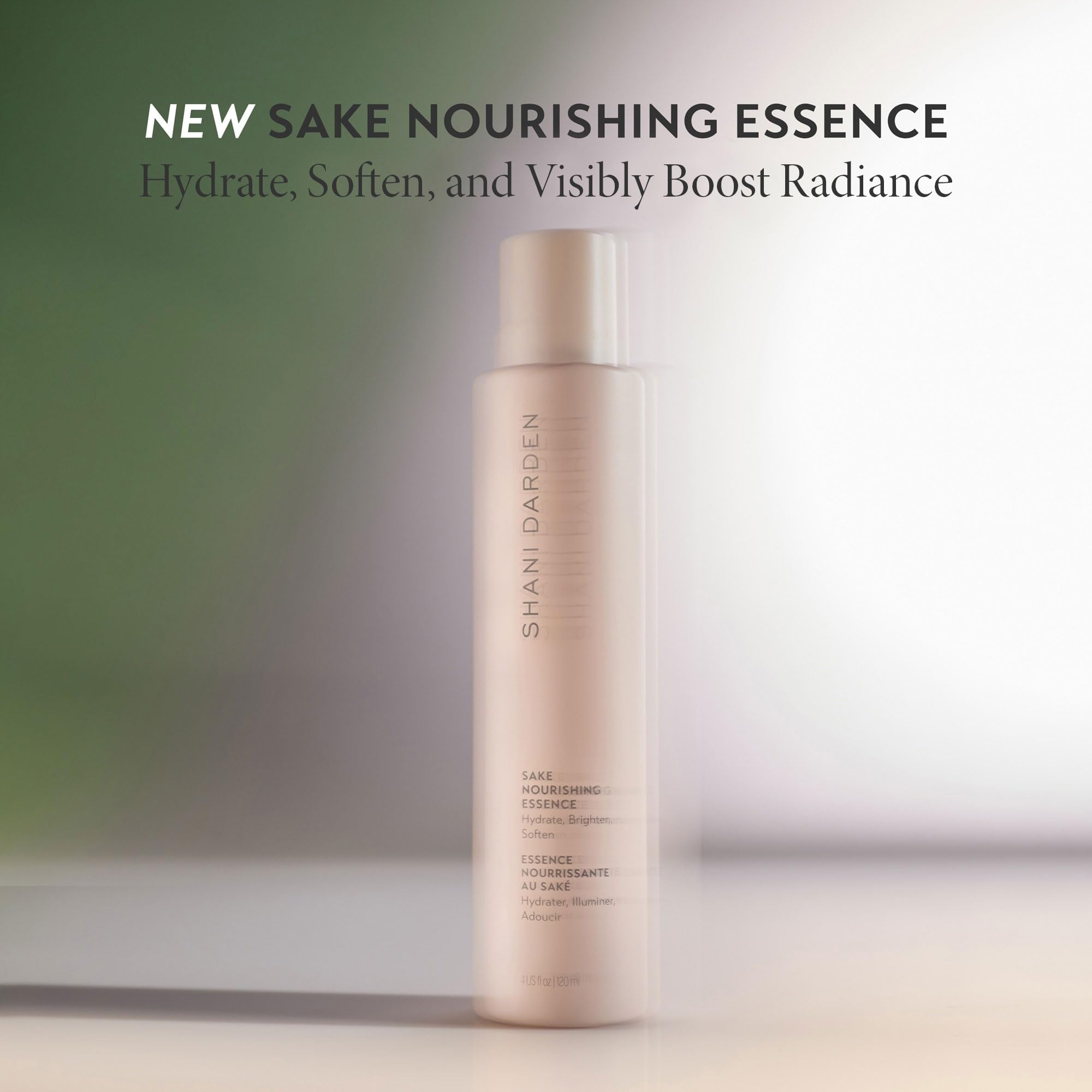 Shani Darden Sake Nourishing Essence being applied for gentle, fast-absorbing hydration