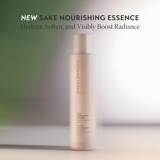 Shani Darden Sake Nourishing Essence being applied for gentle, fast-absorbing hydration