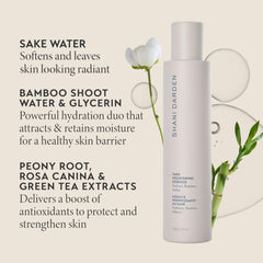 Morning skincare routine with Shani Darden Sake Nourishing Essence enhances makeup prep
