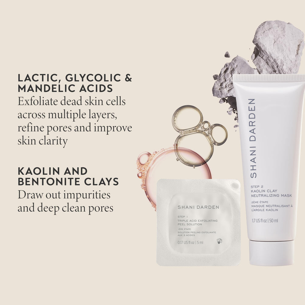 Shani Darden Neutralizing mask application with brush for refreshed pores.