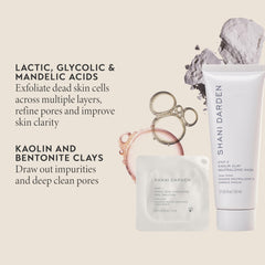 Shani Darden Neutralizing mask application with brush for refreshed pores.