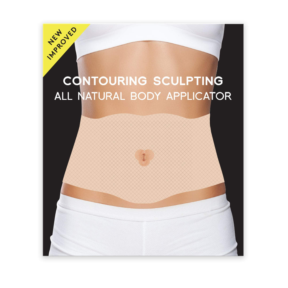 Shape and Tone tummy wrap contours the midsection for at-home shaping.