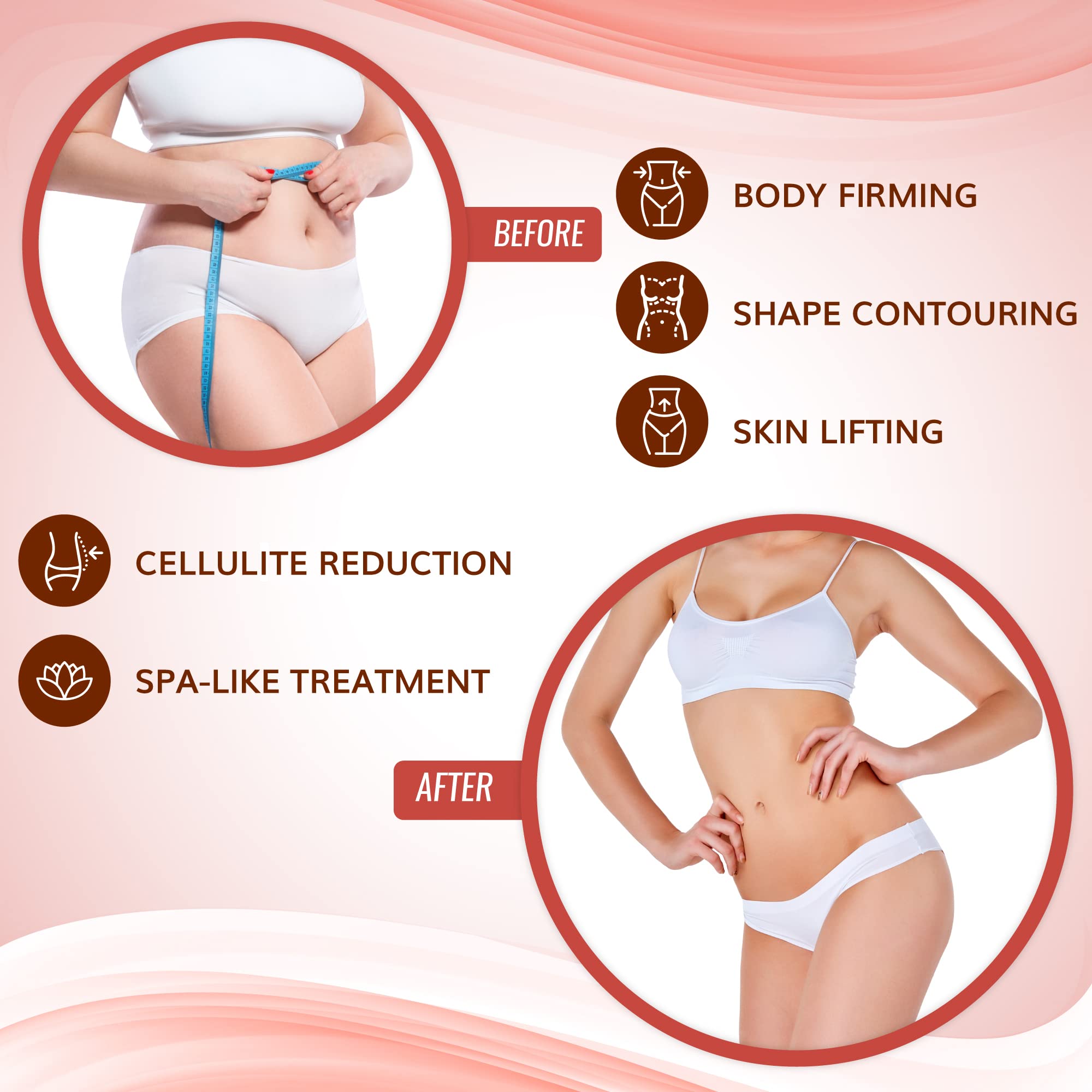 Shape and Tone comfortable wrap suitable for day or night wear.