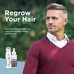 Shapiro MD travel kit with 5% minoxidil for thicker hair