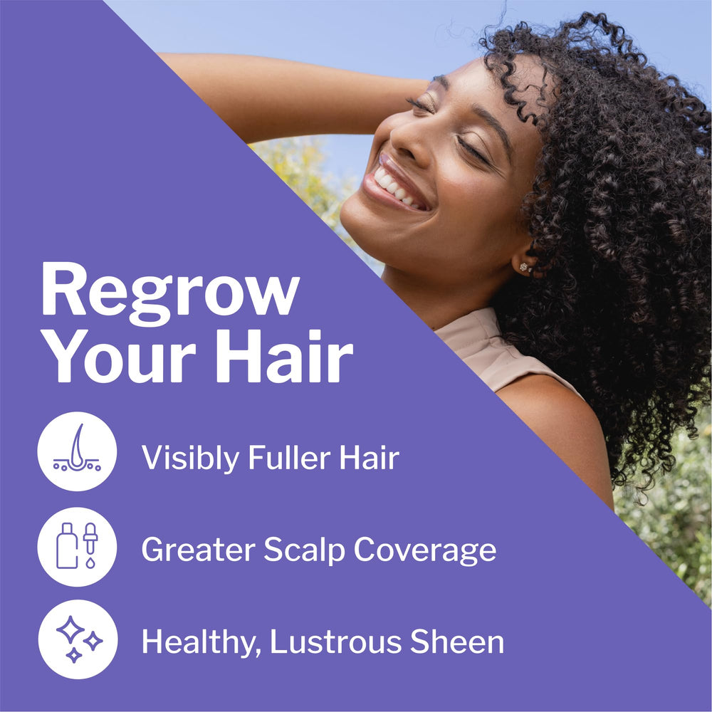 Shapiro MD Minoxidil 2% scalp-area application shown for thinning areas