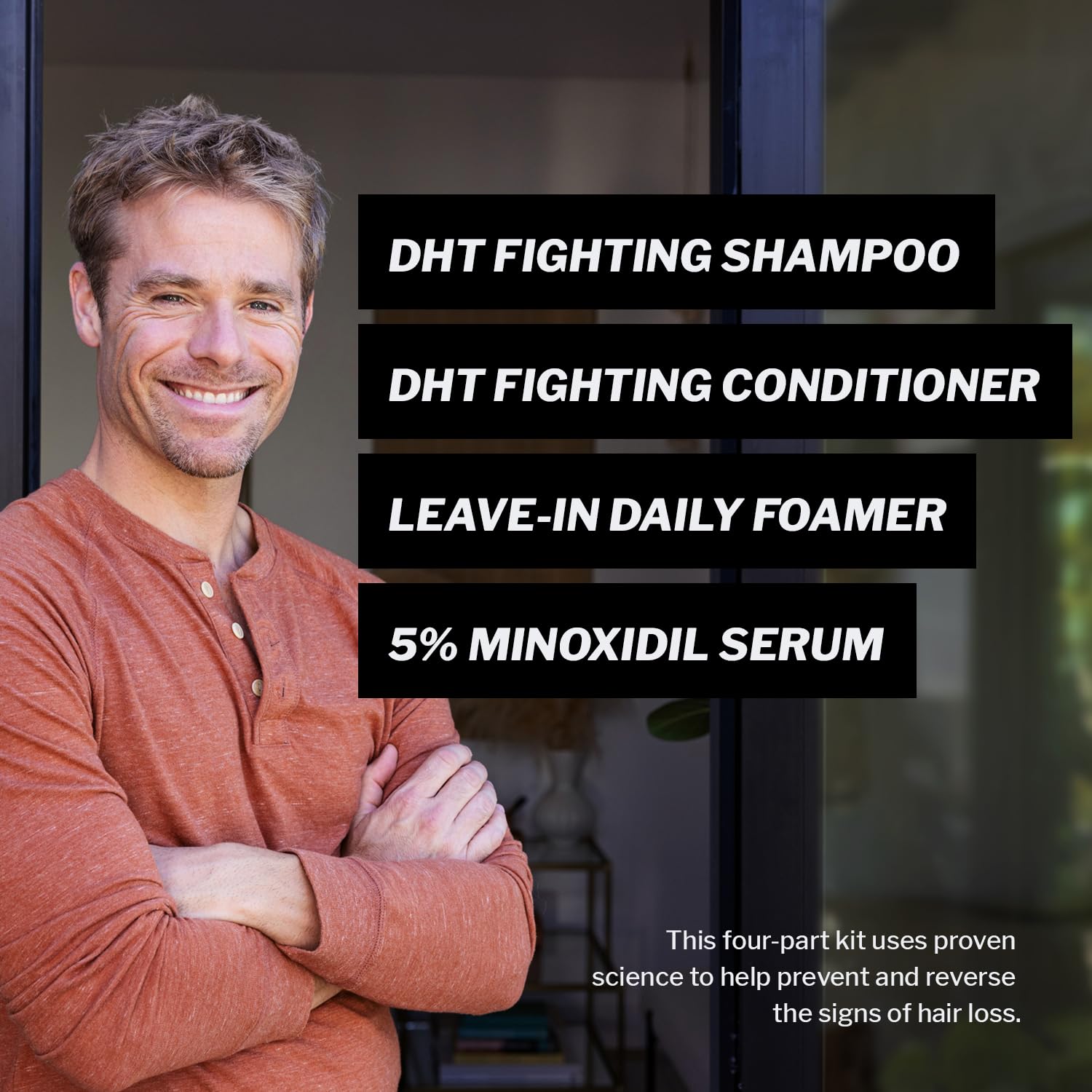 Shapiro MD Regrowth Conditioner smooths thinning hair for easy styling