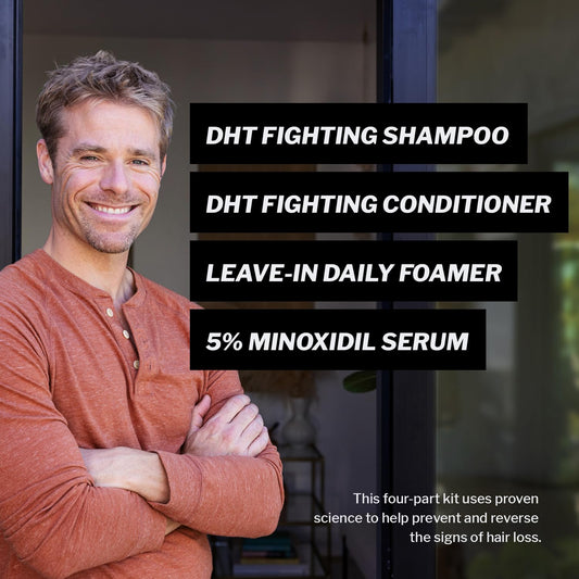 Shapiro MD Regrowth Conditioner smooths thinning hair for easy styling