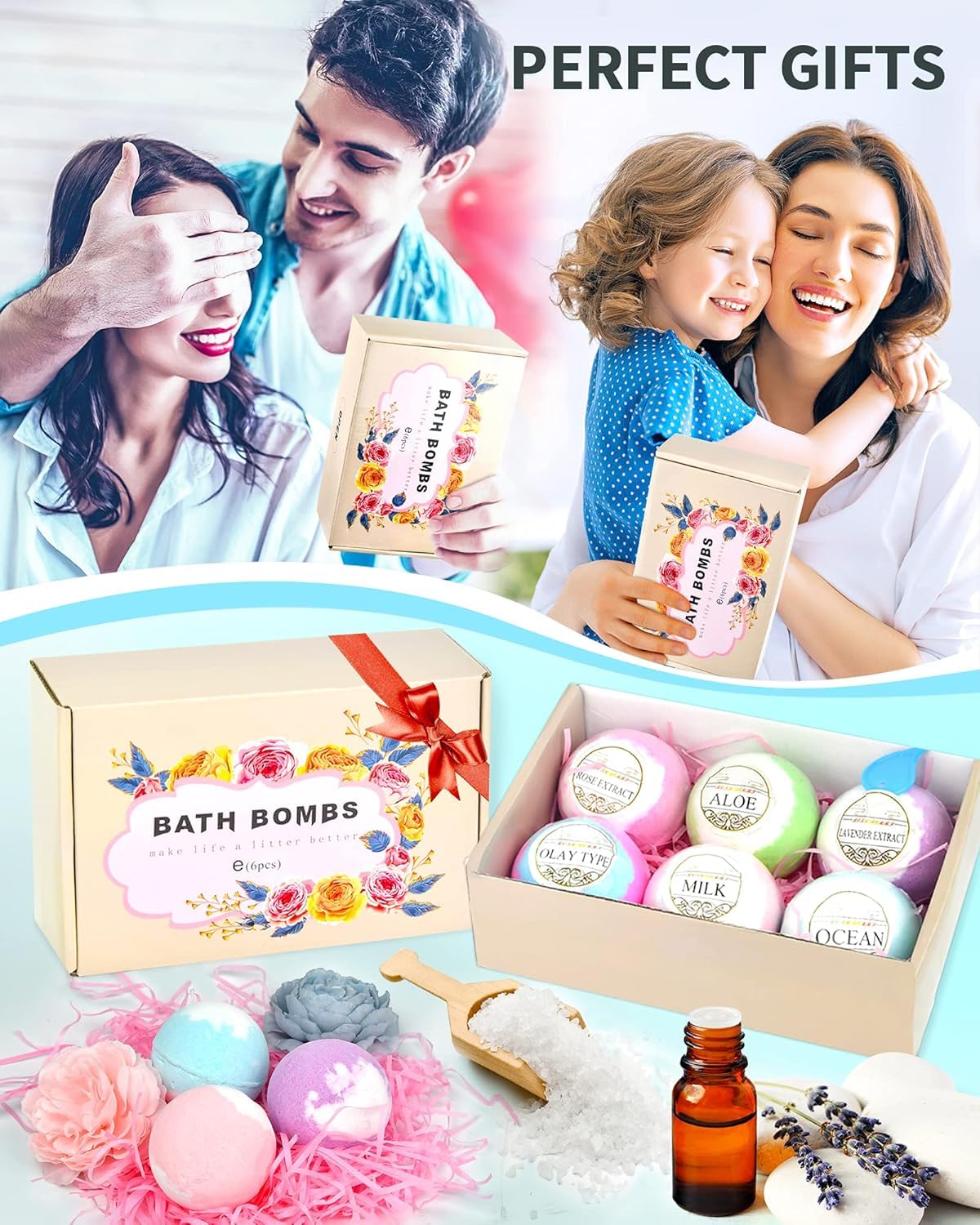 SHARLOVY no stain bath bomb keeps tub and skin clean