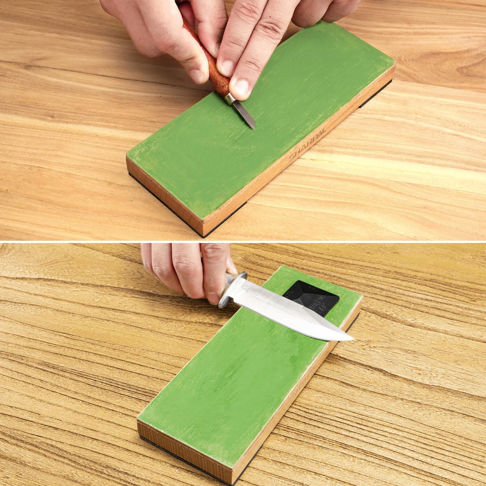 Sharpal 204N non-slip base keeps strop steady