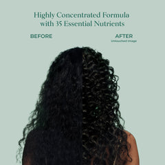 SHAZ & KIKS prewash mask applied to dry scalp demonstrates simple, soothing use.