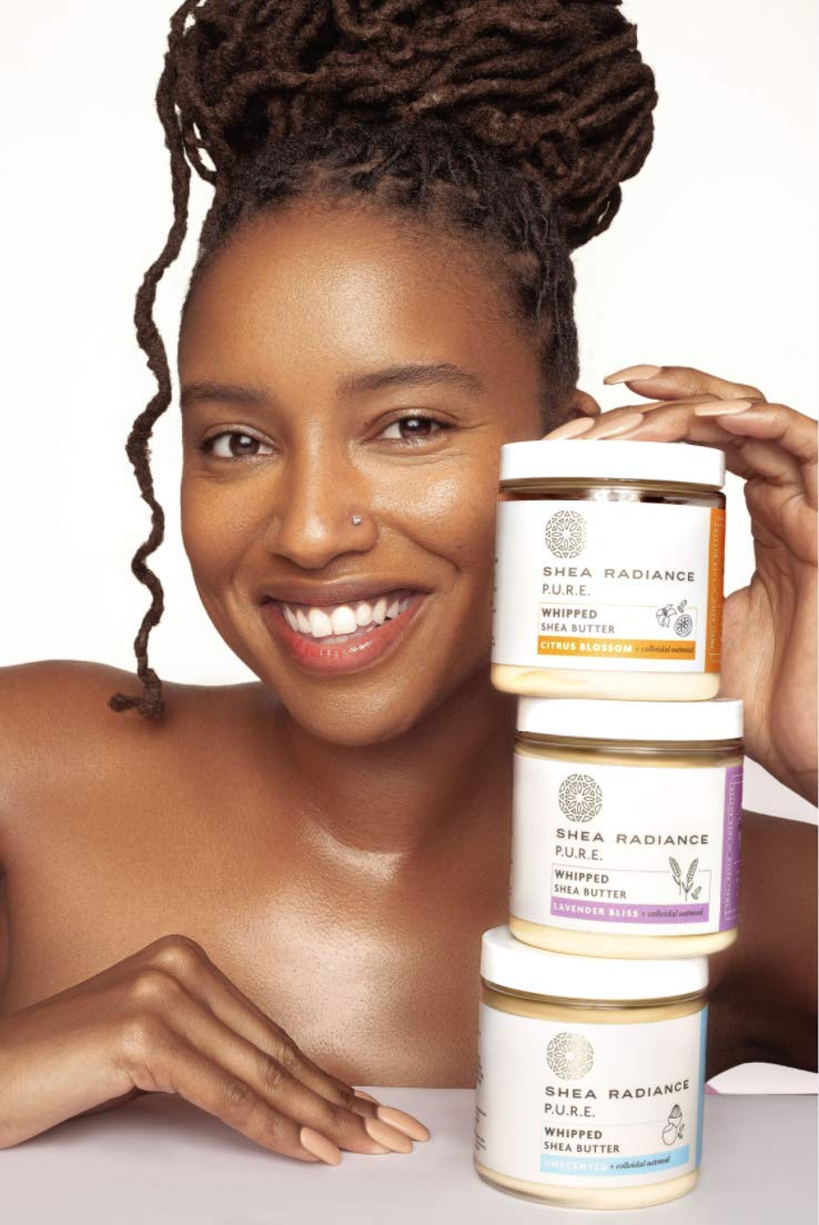 Oatmeal and oil blend detail enhances skin comfort in Citrus Blossom formula.