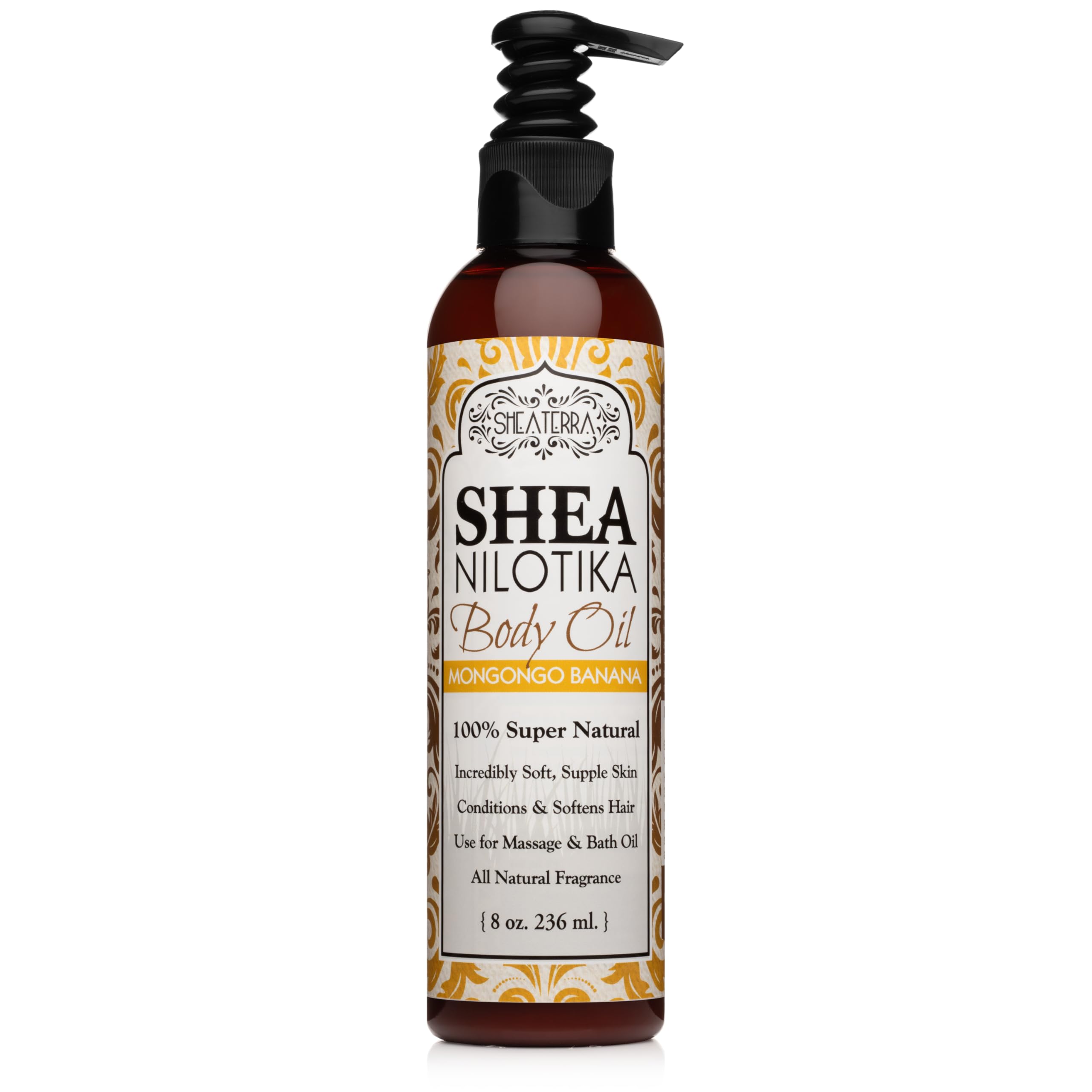 Shea Terra Organics Shea Nilotik Oil bottle pour for daily hydration