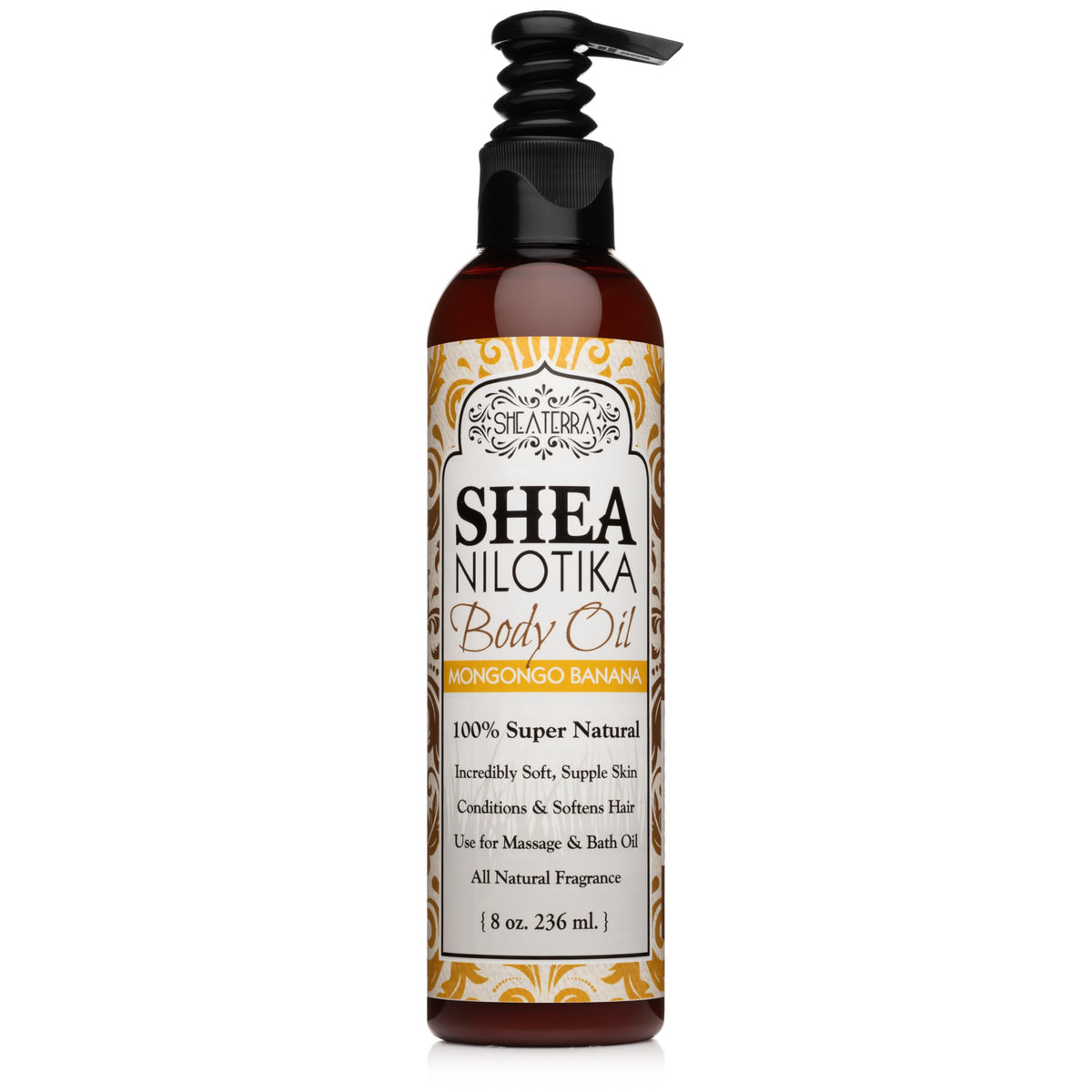 Shea Terra Organics Shea Nilotik Oil bottle pour for daily hydration