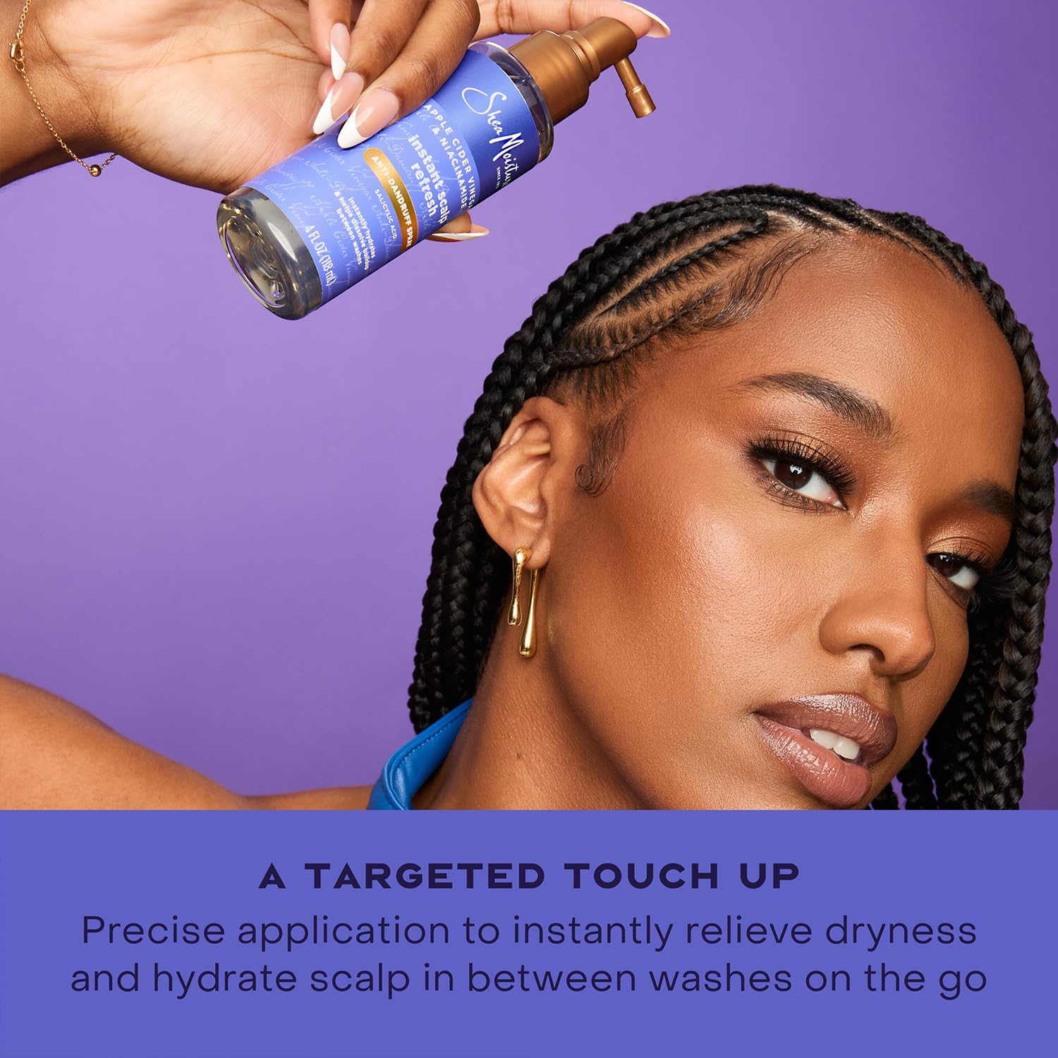 Sheamoisture anti-dandruff kit packaging illustrating complete scalp care routine