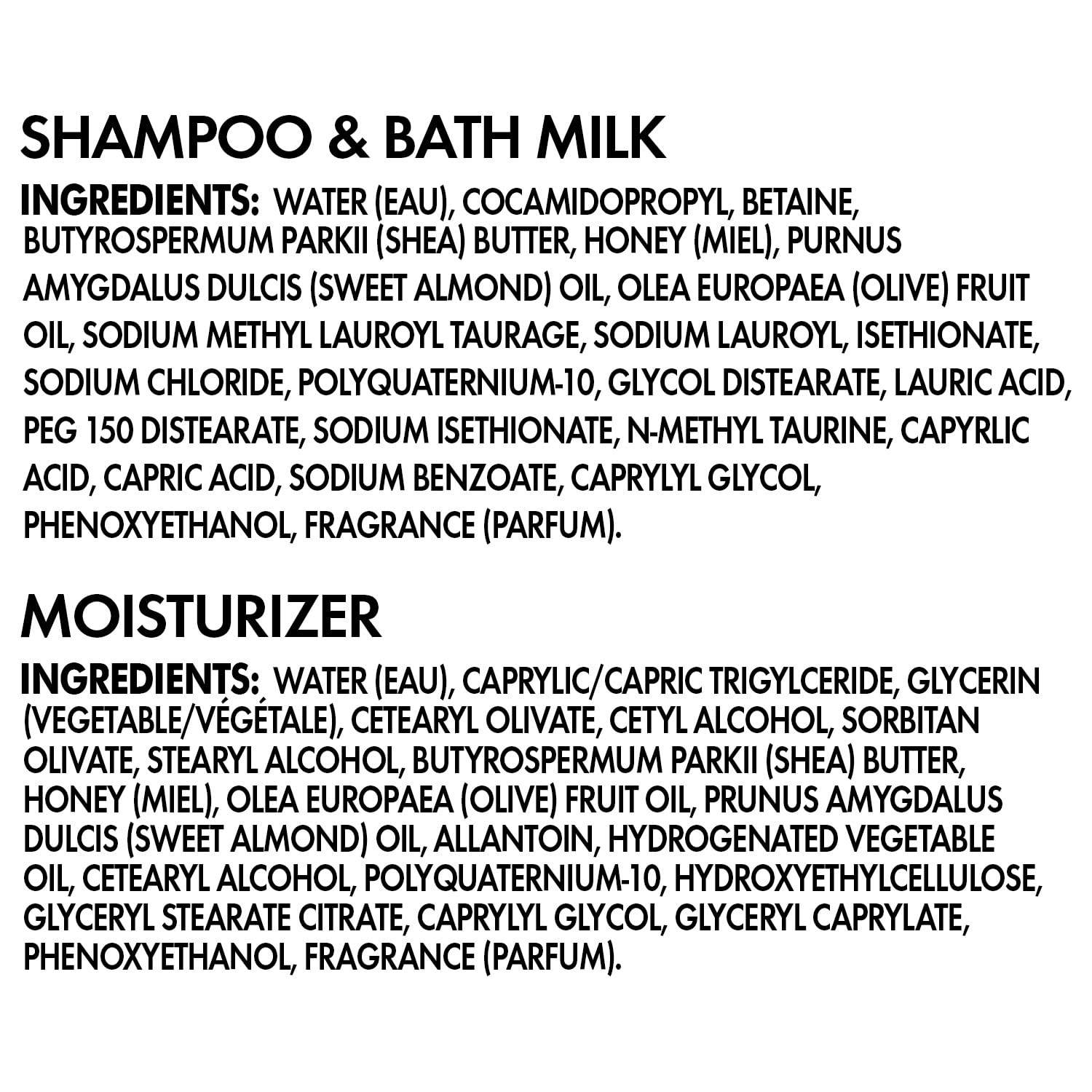2-in-1 SheaMoisture baby shampoo and body wash for simple cleansing.