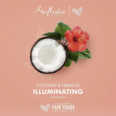 Sheamoisture Coconut & Hibiscus Curl Enhancing Smoothie sits on bathroom shelf for easy styling.