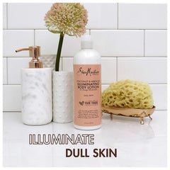SheaMoisture lotion label highlights clean paraben free formula