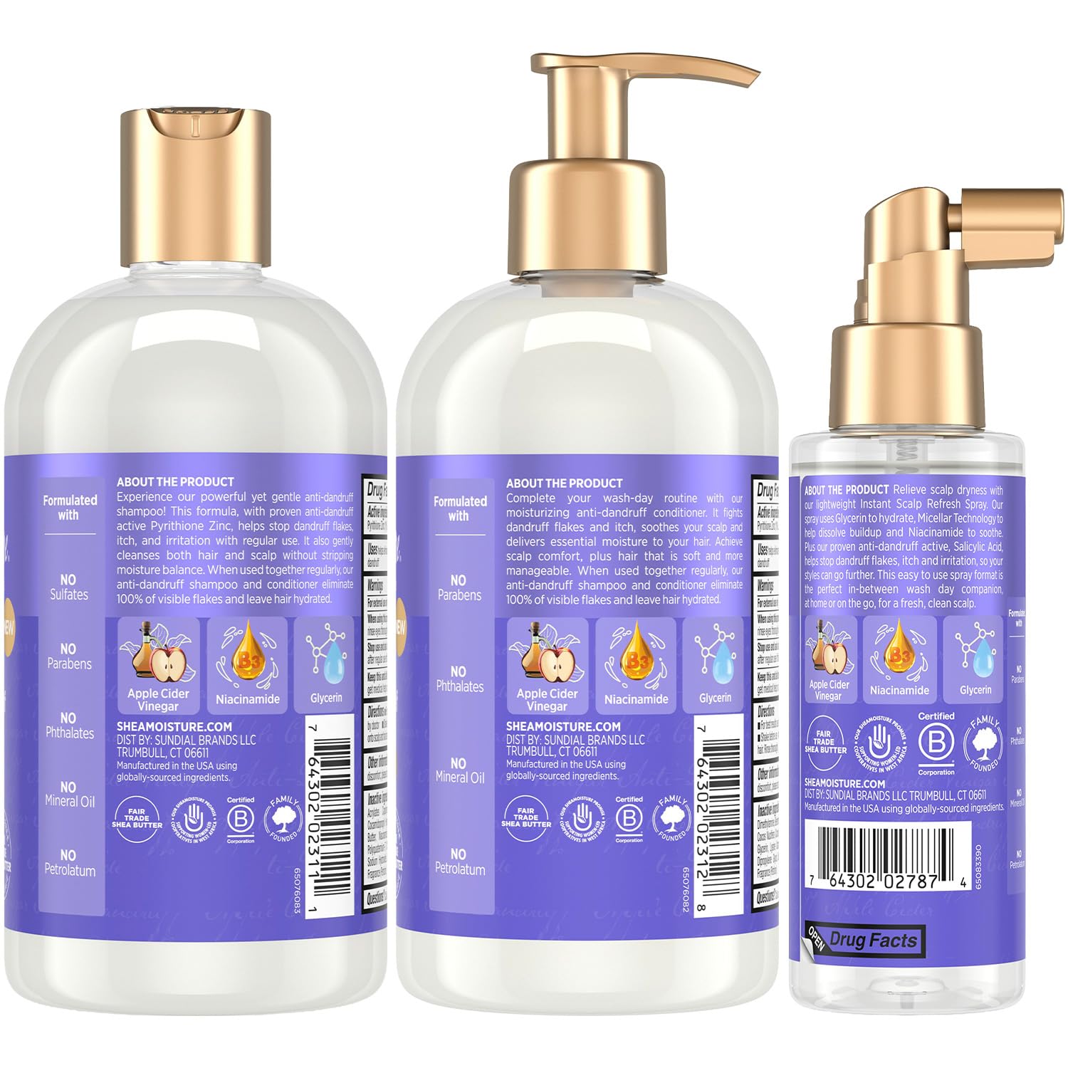 Sheamoisture conditioner bottle delivering smooth, hydrated hair