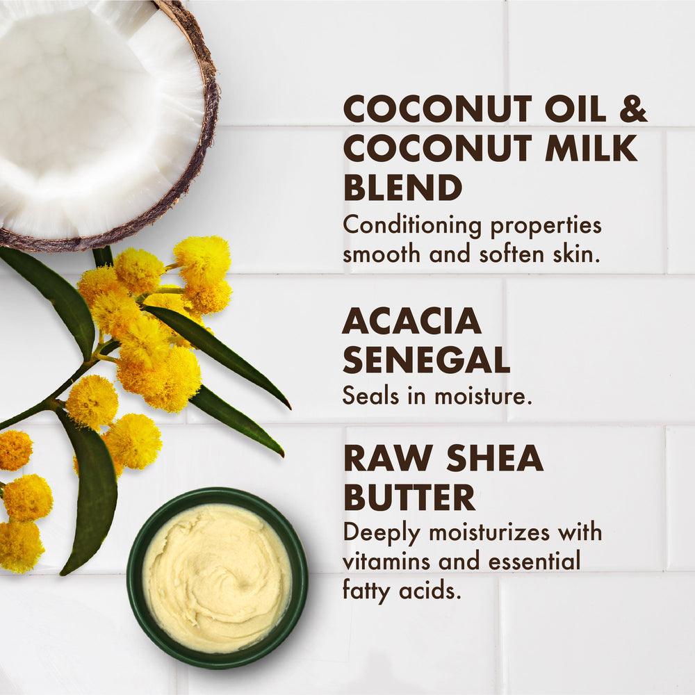 SheaMoisture Ethically traded Shea Butter highlights sustainable ingredients