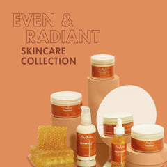 SheaMoisture logo on night cream packaging emphasizing ethical sourcing.
