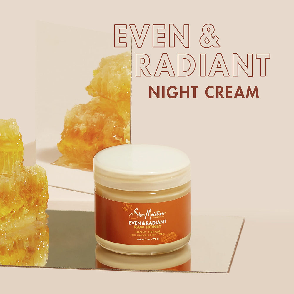 Night Cream on the neck demonstrating even coverage and tone support.