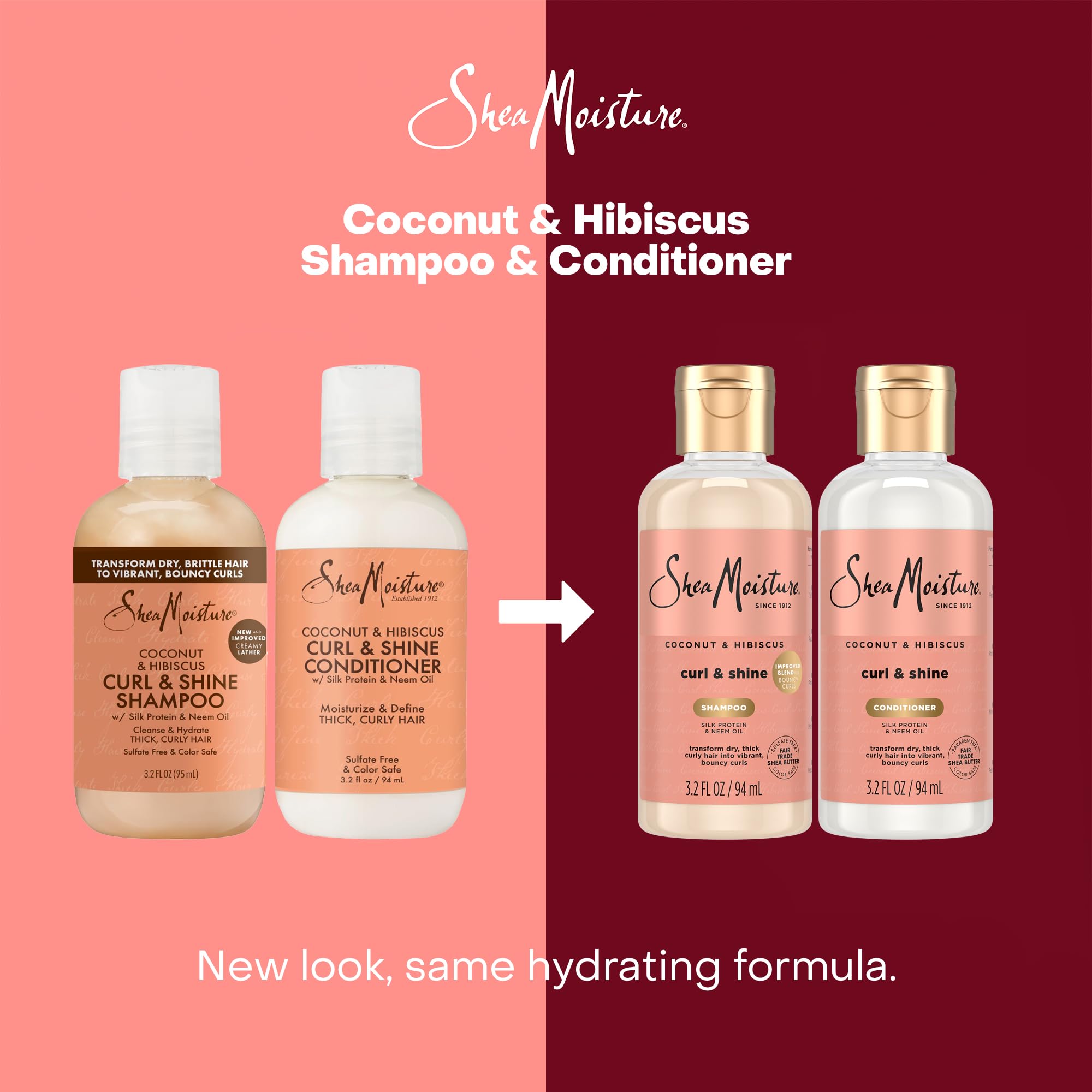 SheaMoisture frizz-control and shine on healthy curls