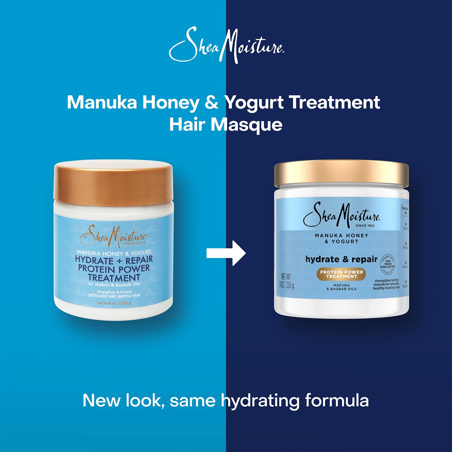 Texture and application of SheaMoisture hair mask across hair lengths