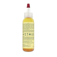 SheaMoisture hair serum application on strands for shine
