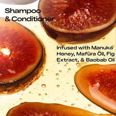 Creamy lather close-up shows rich foam from SheaMoisture Manuka Honey shampoo
