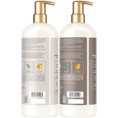 SheaMoisture Moisture & Smooth conditioner bottle highlights detangling and strength.