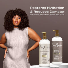 Conditioner dispenser shows creamy texture and even coverage.