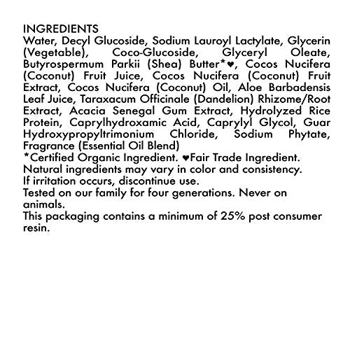 Packaging emphasizes fair trade heritage and sustainability