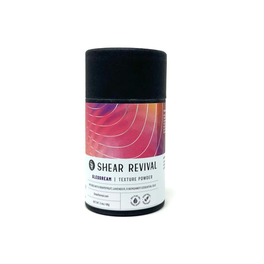 Gleodream texture powder bottle demonstrates volume-boosting action with natural ingredients