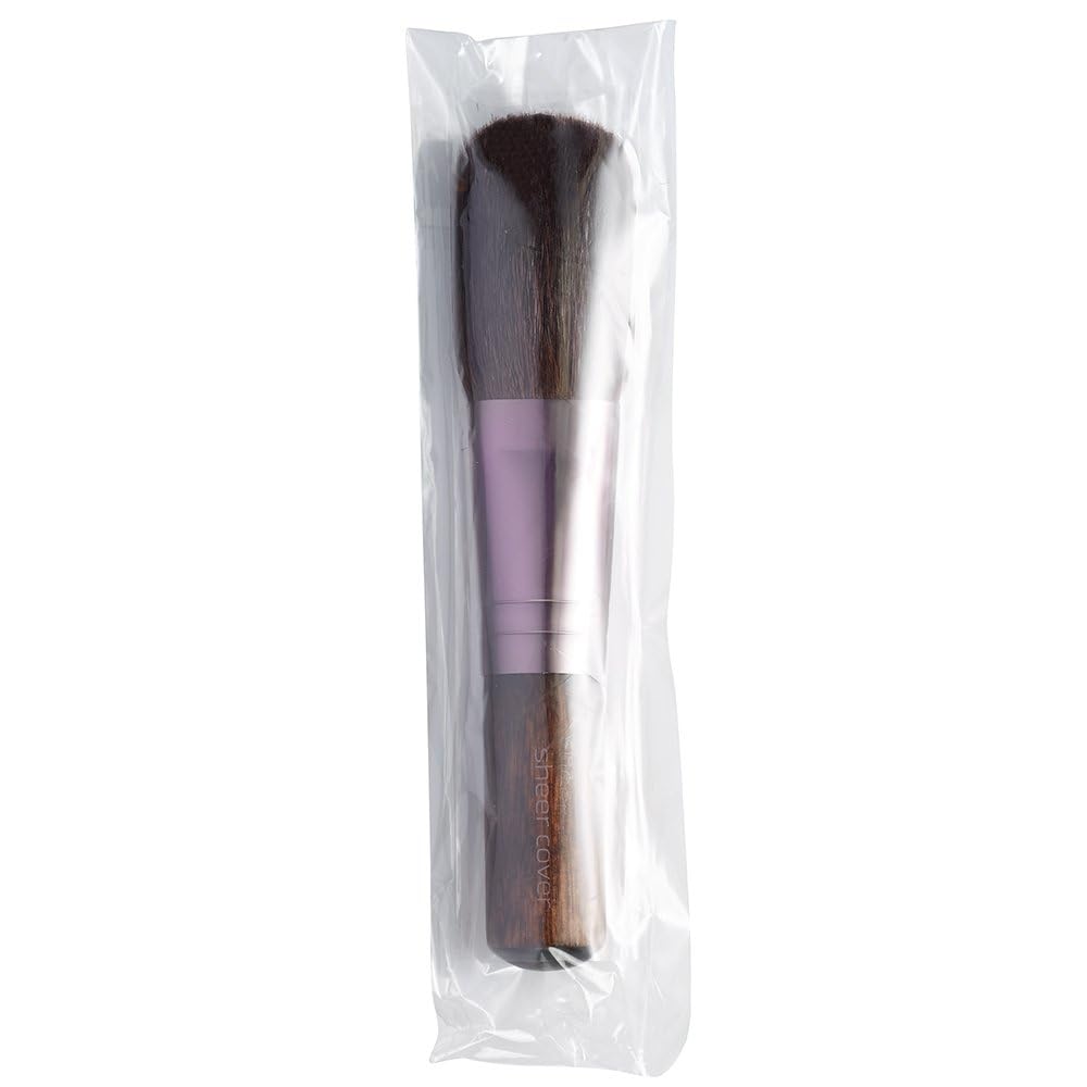 Tan shade base makeup for light-medium to beige skin tones.