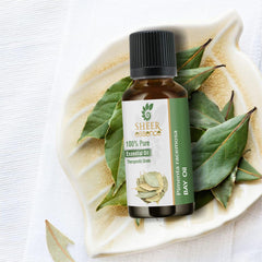 Sheer Essence Bay Oil bottle with dropper for precise diffuser use