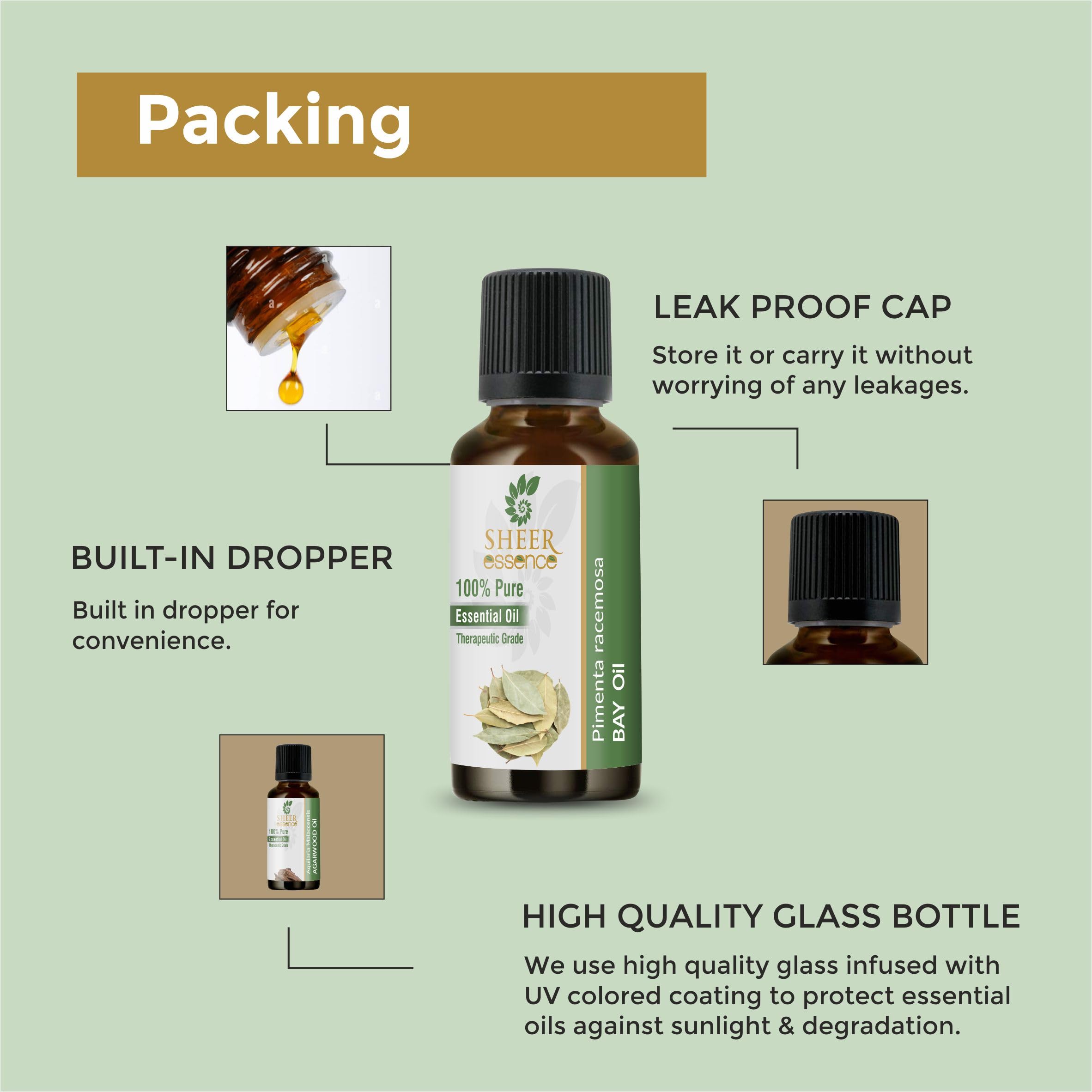 Sheer Essence Bay Oil massage ready drop for self care