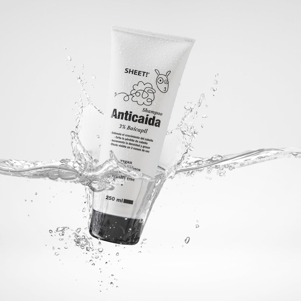 Sheet! Hair Growth Shampoo scalp massage scene showing gentle cleansing and open follicles.