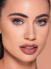 SHEGLAM foundation blend on cheek reveals matte base with subtle dewy glow.
