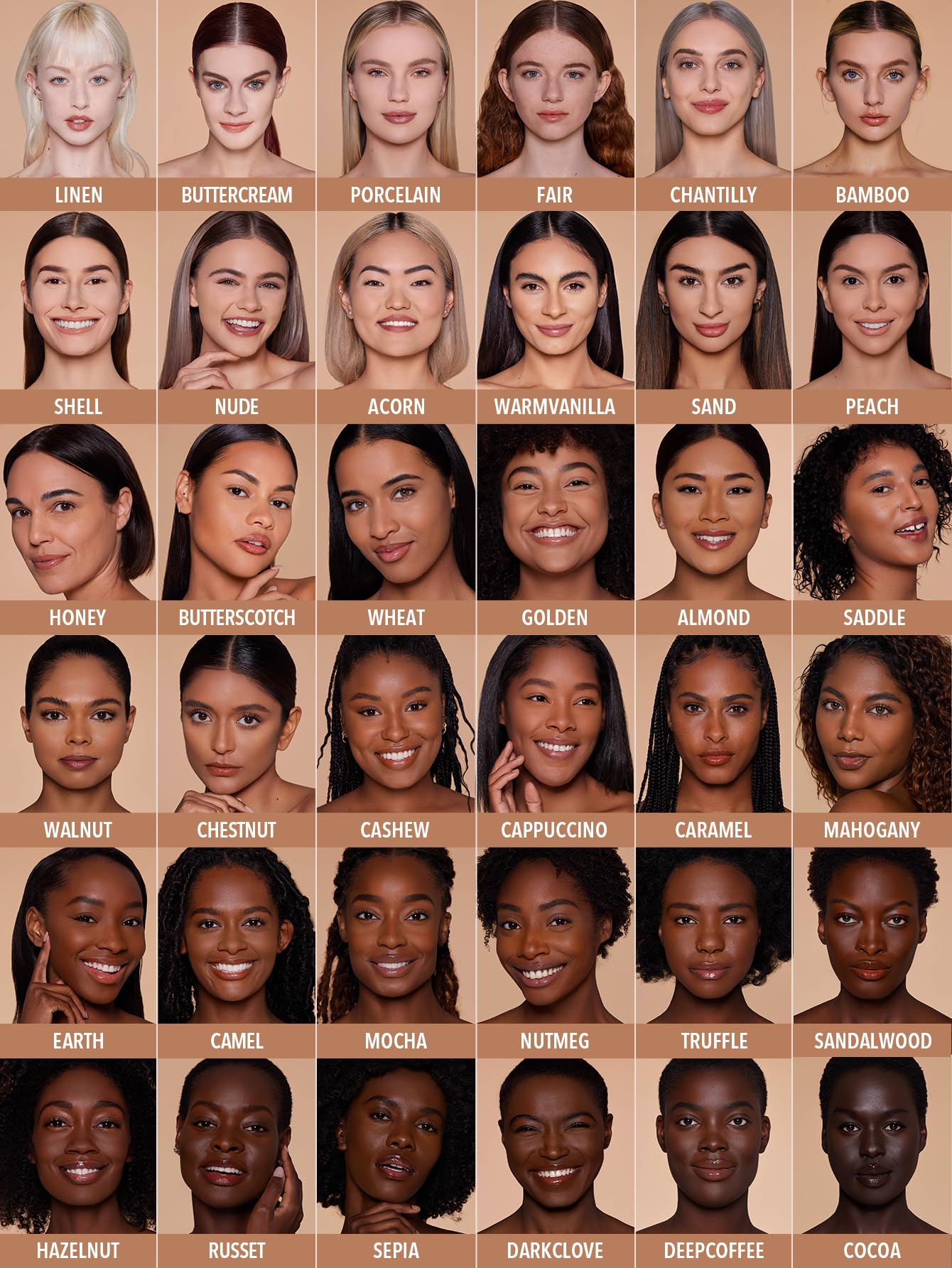 SHEGLAM Wheat shade matches warm undertones for everyday looks.