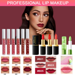 SHELAKIN lip products including lipstick and glosses in a rich color range