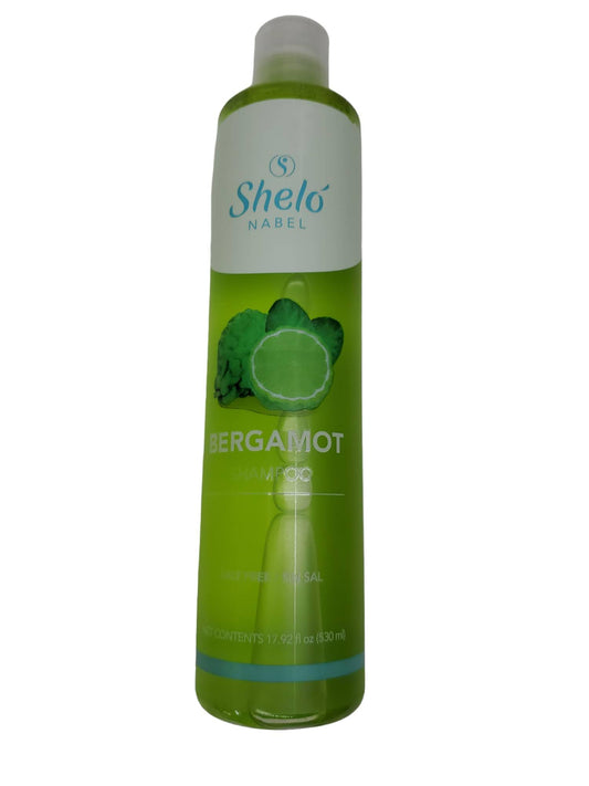 Sheló NABEL Bergamot Shampoo rich lather enhances cleansing and protects delicate strands.