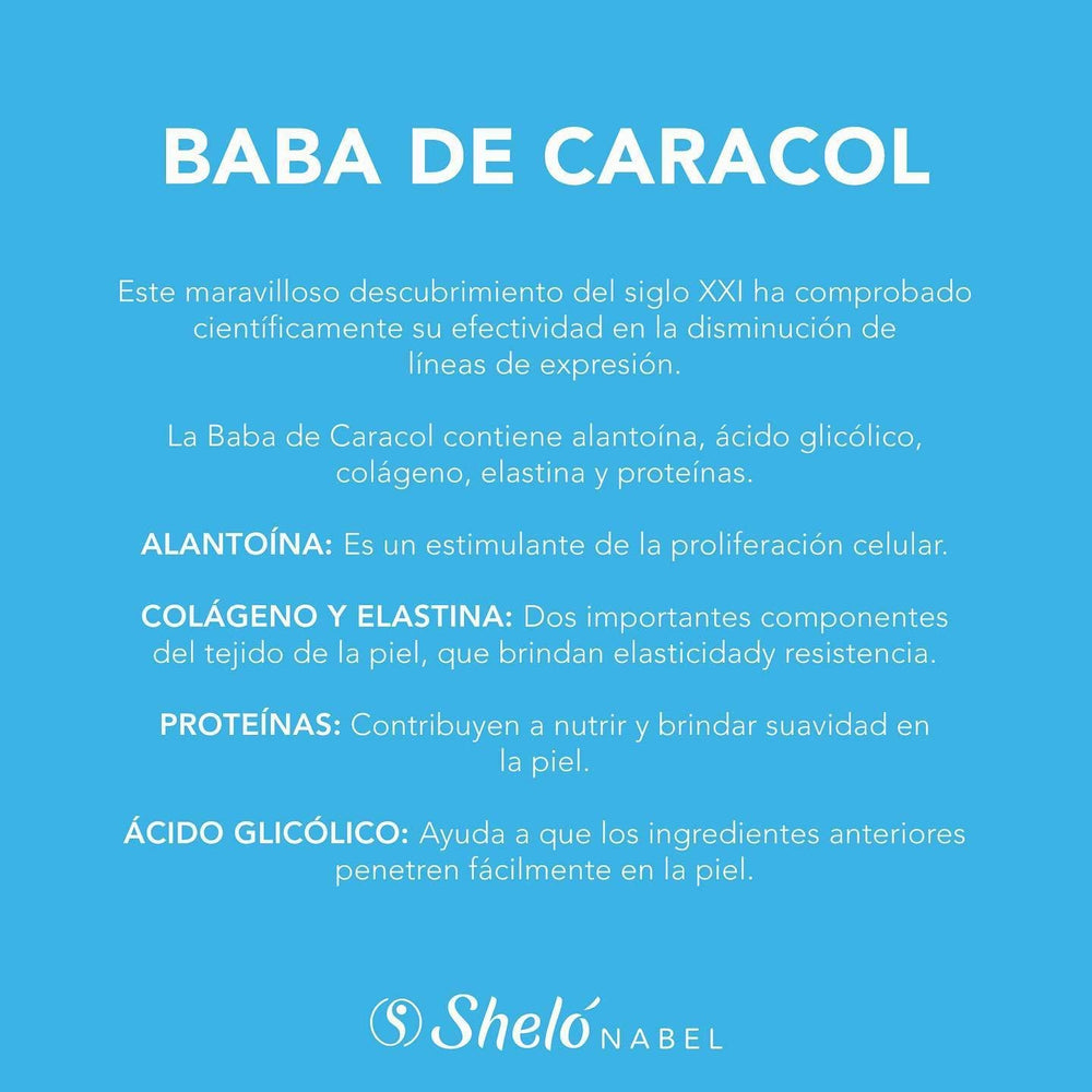 Sheló NABEL skincare routine setup with the snail cream