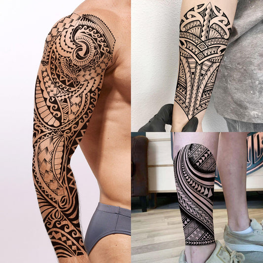 SHELYEXIEN big sleeve tattoos offer realistic coverage and easy application