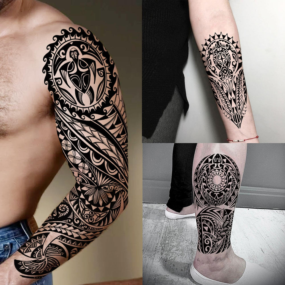 SHELYEXIEN robot arm tattoos with letters for bold looks