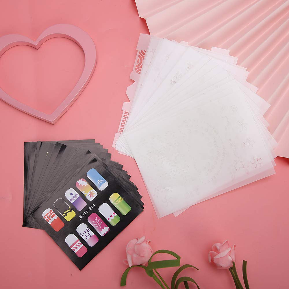 shenruifa colorful pattern stencil set suitable for home or salon