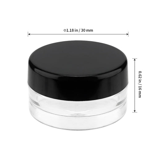 SHEUTSAN 3ml sample jar with lid on, stylish travel-friendly design