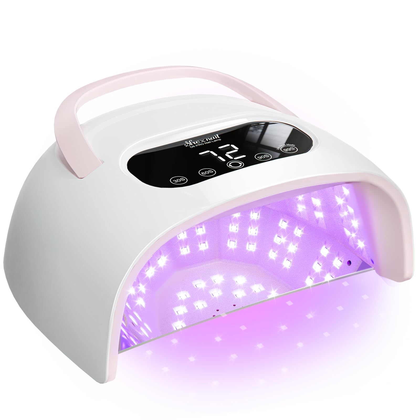 SHEXNAIL UV Nail Lamp front view for quick gel curing at home